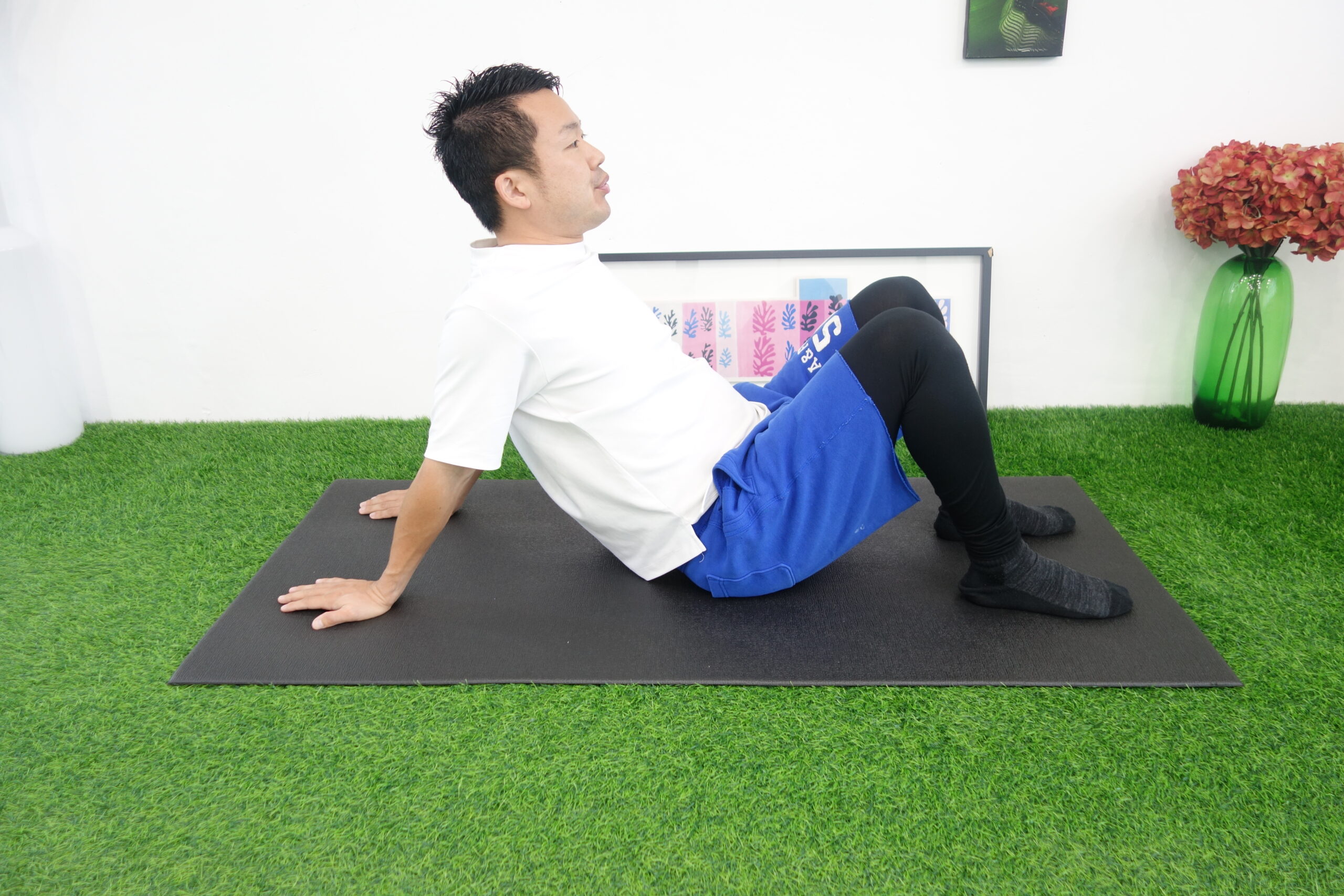 上腕二頭筋ストレッチング