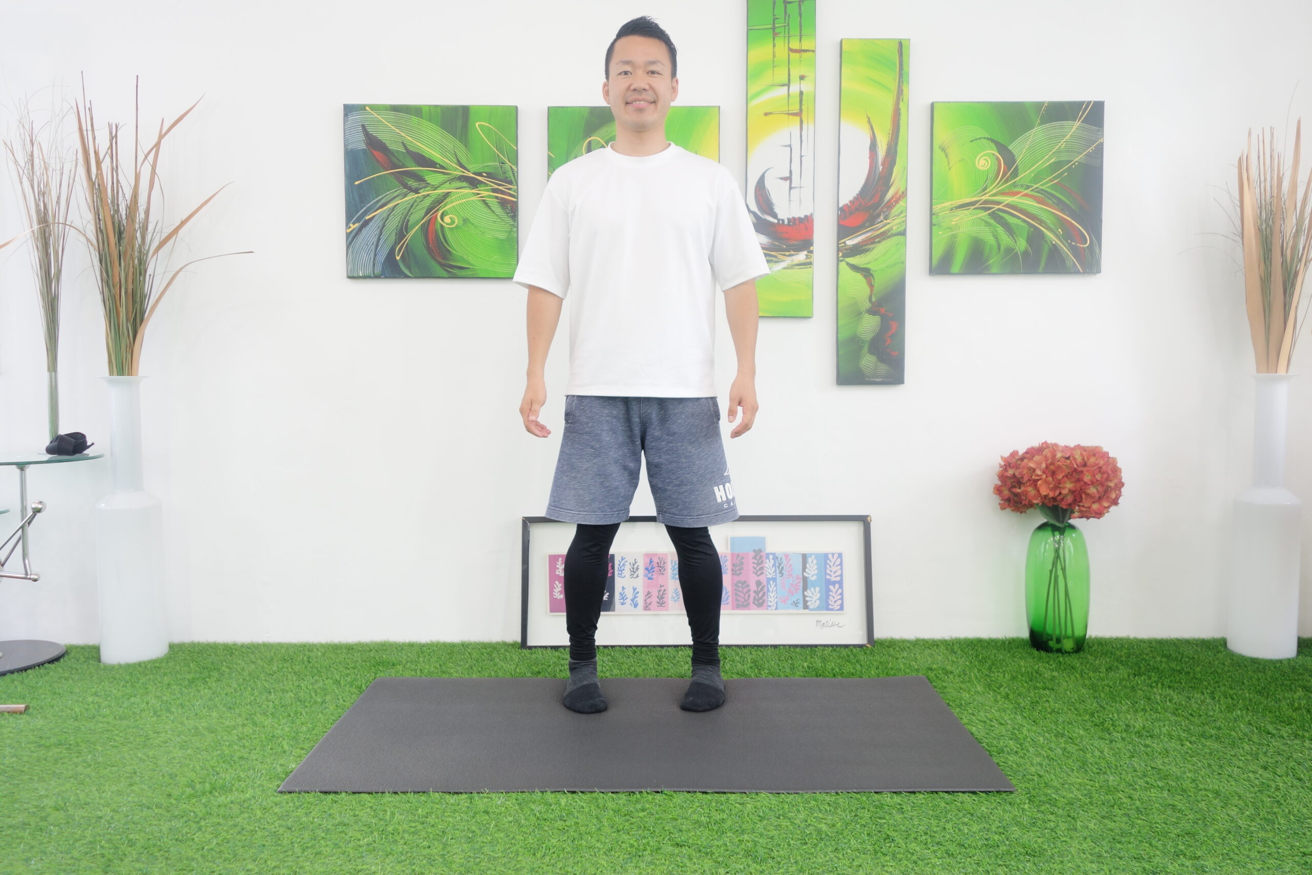 立っているときに内股