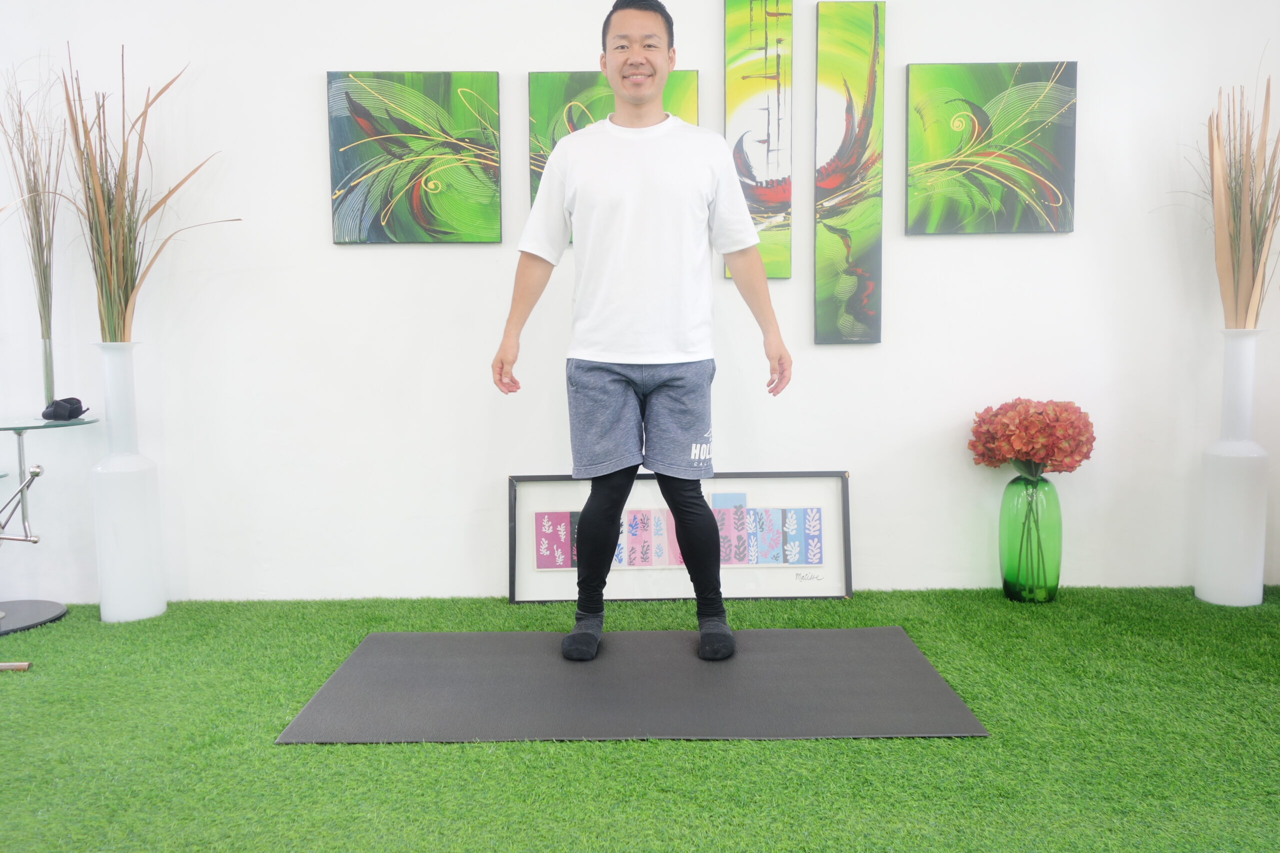 足の内側に体重が乗る立ち方